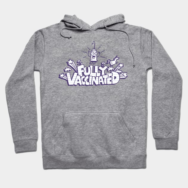 FIully Vaccinated Hoodie by Walmazan